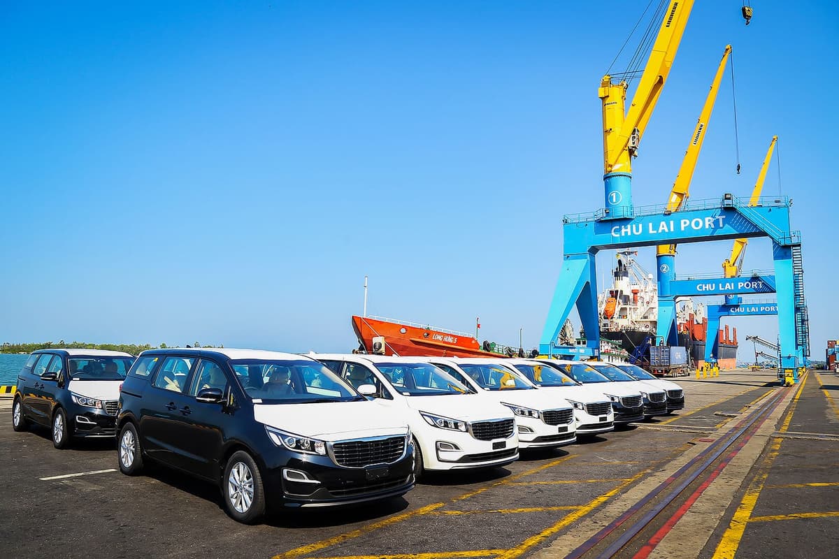 THACO ships 80 Kia Soluto cars to Myanmar